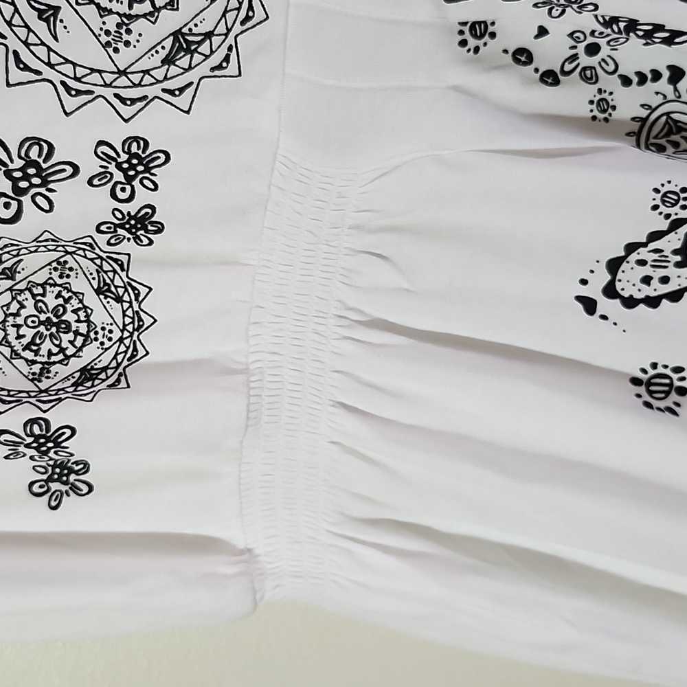 White Embroidered Women's Swimsuit Cover Up Dress Sun Dress Sundress Beach Venus - Picture 4 of 6